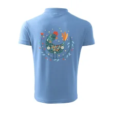 Folklor - slepice s kopretinou