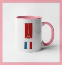 Paříž známka barevná