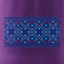 Ukrajinský vzor - modrý