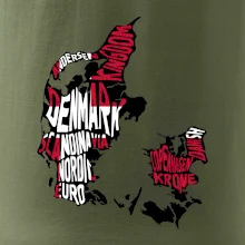 Mapy - názvy měst - Dánsko