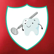 Zoubek na prsu - zrcátko