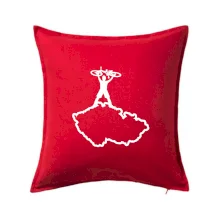 Mapa ČR - cyklista na prsou