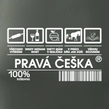 Čárový kód  - Pravá Češka