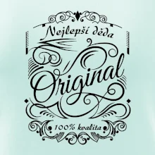 Vintage nejlepší deda 100% kvalita