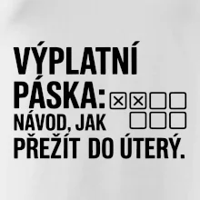 VÝPLATNÍ PÁSKA: Návod, jak přežít do úterý