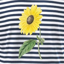 Slunečnice otočená