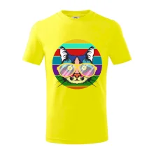 Kočka při barevném západu