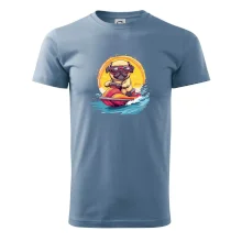 Mops na vodním skútru