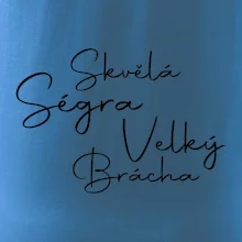 Velký brácha - nápis na zádech