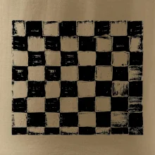 Šachovnice černá kreslená