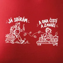 Já sbírám ona čistí a zavaří