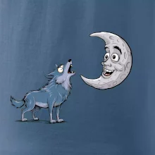 Parové triko - Vlk a měsíc