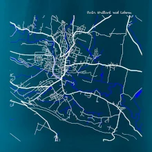Dvůr Králové nad Labem mapa s vodními toky
