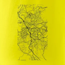 Mapy měst černobílé  Liberec