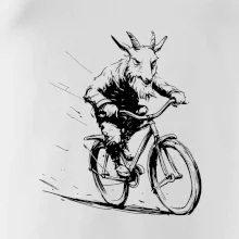 Drsný kozel na kole