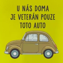 U nás doma je veterán pouze toto auto zelené