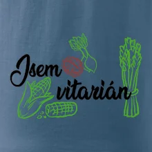Jsem vitarián - nápis