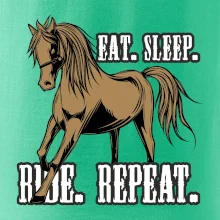 Eat Sleep Ride Repeat Western