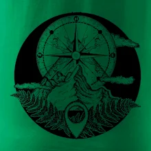 Cestování - hory kompas