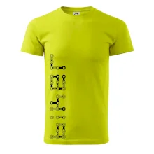 Biker nápis na výšku řetěz