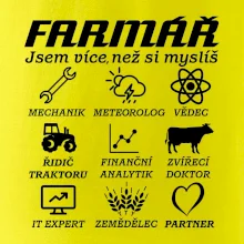 Symboly farmář - Traktorista a partner