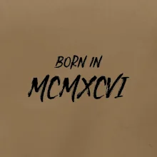 Born in - Římské číslo 1986