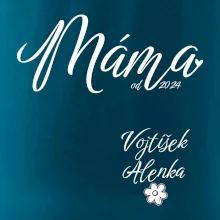 Máma od roku + jména dětí dole vlevo
