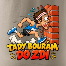 Maratonec tady bourám do zdi