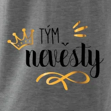 Tým nevěsty princezna - zlatý potisk