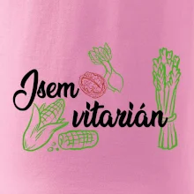 Jsem vitarián - nápis