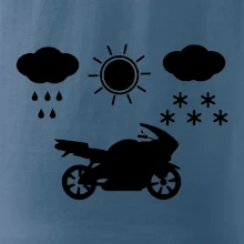 Motorkář za každého počasí - silnice