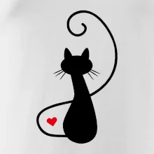 Zamilovaná kočka zpředu