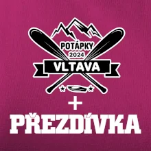 Na vodu - pádla hory (vlastní nápis)