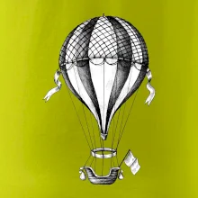 Horkovzdušný balón  kreslený