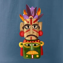 Mayové maska s peřím