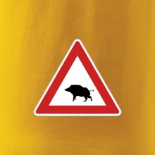 Dopravní značka - Pozor divočák