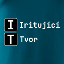 IT Nápis Iritující Tvor