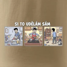 Si to udělám sám - muž s knírkem