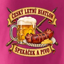Český letní biatlon špekáček a pivo