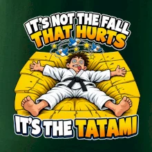 Pád bolí tatami judo