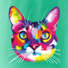 Kočka duhová hlava