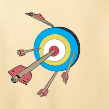 Šípy v barevném terči