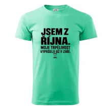 Jsem z října trpělivost vypršela v září