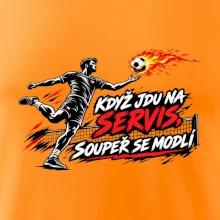 Nohejbalový pekelný servis