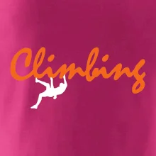 Climbing psací text