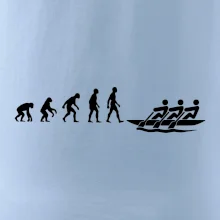 Evoluce veslování 3 lidi