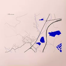 Chlumec 403 39 mapa s vodními toky