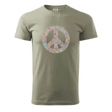 Peace symbol lístečky