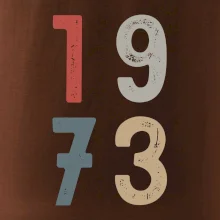 Vintage číslice 1973