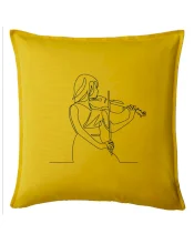 Houslistka jedním tahem